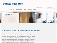 Tablet Screenshot of beratungsraum.de